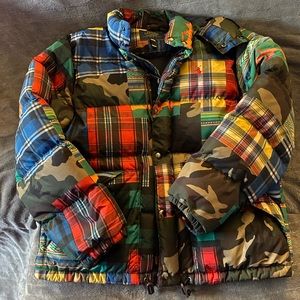 Men’s Polo Performance Patchwork Navajo Camo